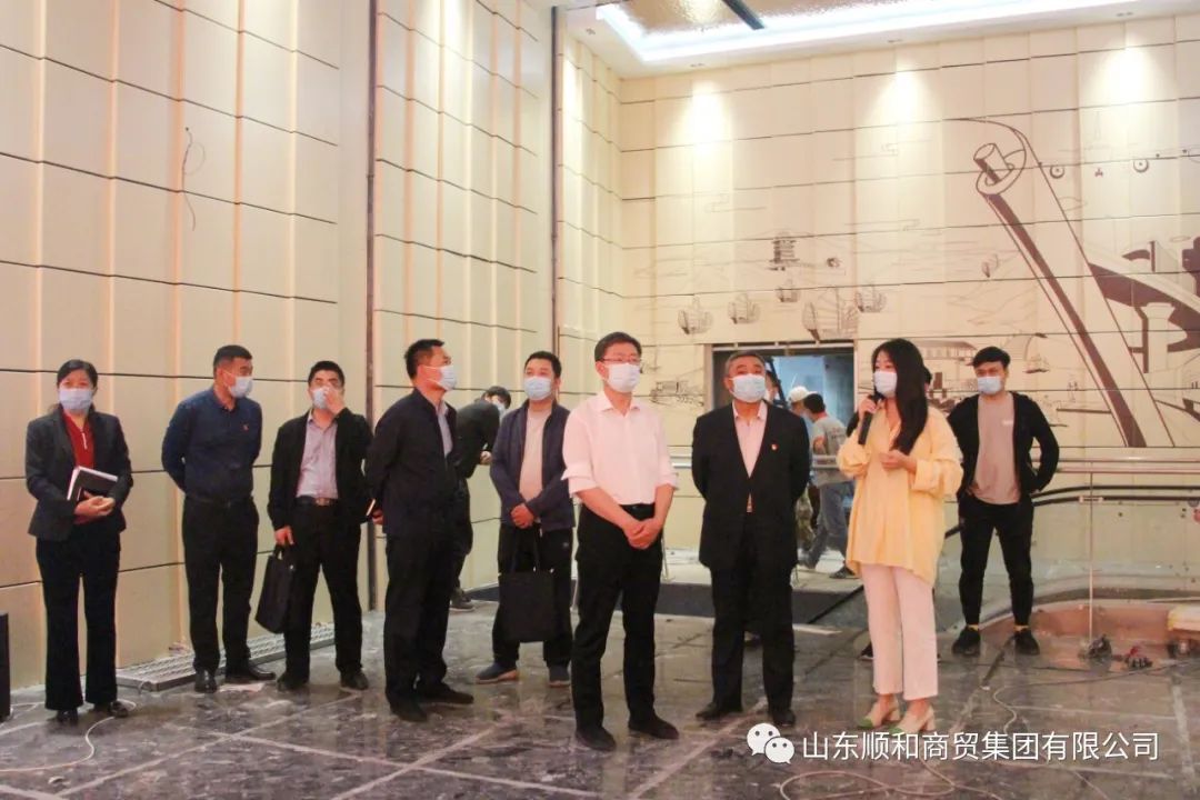 蘭山區(qū)委常委、組織部部長(zhǎng)劉元迅一行蒞臨順和國際智慧物流園調(diào)研快遞物流行業(yè)黨建工作